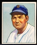 1950 Bowman Baseball- #8 George Kell, Tigers