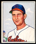 1950 Bowman Baseball- #40 Bob Lemon, Cleveland