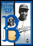 2001 Upper Deck Baseball- “Jackie Robinson Tribute to 42 Game Bat”