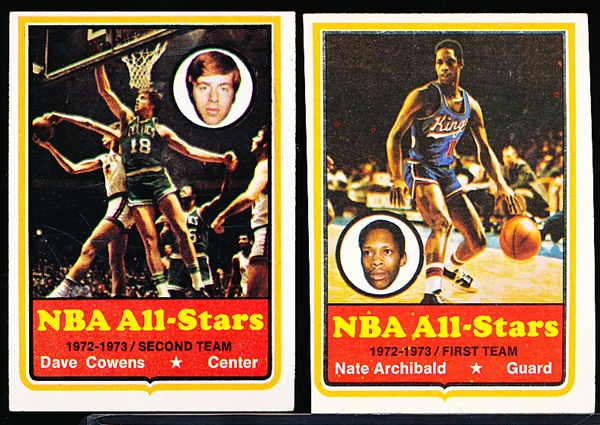 Lot Detail - 1973-74 Topps Bskbl.- 2 Diff. Stars