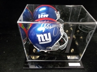 Autographed Eli Manning New York Giants NFL Mini Helmet- Beckett Certified