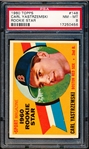 1960 Topps Baseball- #148 Carl Yastrzemski, Red Sox- PSA NM-MT 8