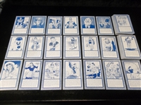 1980’s? Exhibit Supply Co. Re-Issued/Reprinted “Blind Date” Blue Tint Blank Back Arcade Cards- 64 Diff.