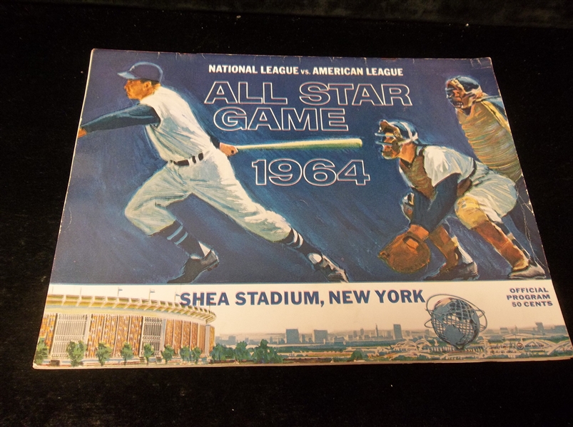 July 7, 1964 MLB All-Star Game Program @ New York Mets