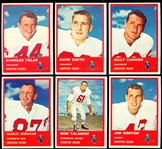 1963 Fleer Football- 10 Diff Houston Oilers