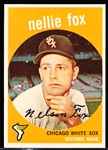 1959 Topps Bb- #30 Nellie Fox, White Sox