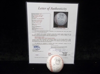 1965 Chicago Cubs Official NL Baseball- 29 Signatures- JSA LOA