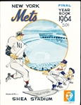 1964 New York Mets MLB Yearbook- Final Edition