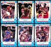 1989-90 Fleer Basketball Stickers Set of 11