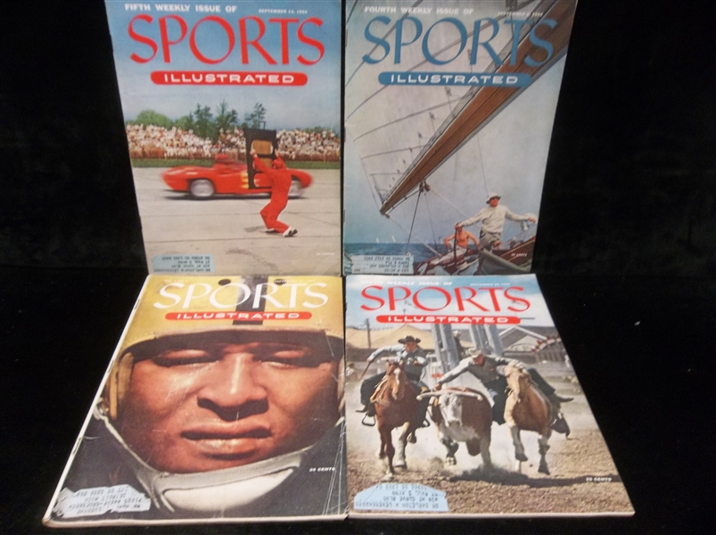 Sept. 1954 Sports Illustrated- Issues #4-7!