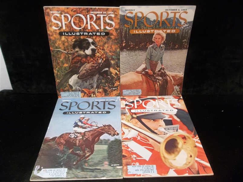 Oct. 1954 Sports Illustrated- Issues #8-11!