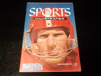 November 22, 1954 Sports Illustrated- Y. A. Tittle, 49ers on Cover!