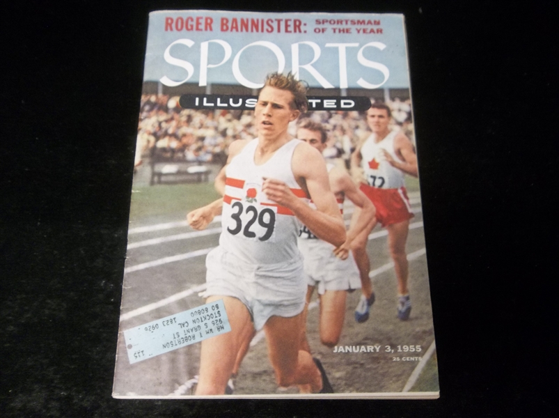 January 3, 1955 Sports Illustrated- Roger Bannister Sportsman of the Year
