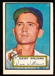1952 Topps Baseball- Hi#- #316 Davey Williams, Giants