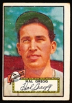 1952 Topps Baseball- Hi#- #318 Hal Gregg, Giants