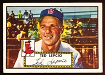 1952 Topps Baseball- Hi#- #335 Ted Lepcio, Boston Red Sox