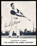 1962 Kahn’s Baseball- Dick Stuart, Pirates