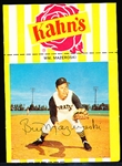 1968 Kahn’s Baseball- Card with Tab- Wm. Mazeroski, Pirates- Large Size