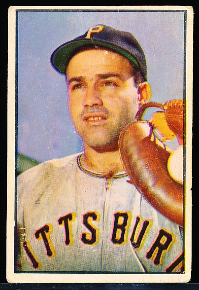 1953 Bowman Bb Color- #21 Joe Garagiola, Pirates