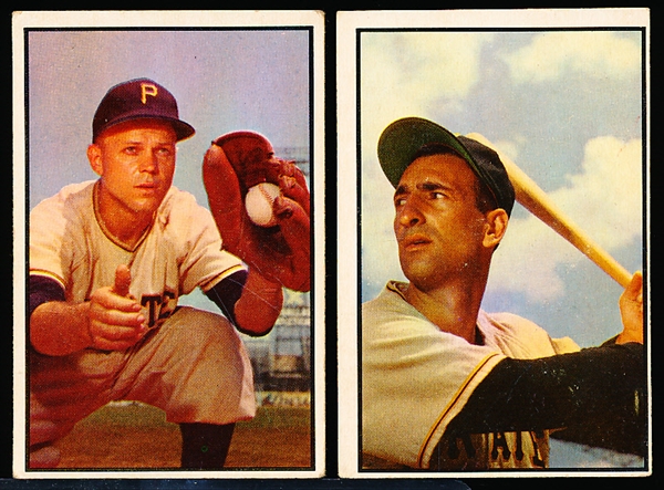 1953 Bowman Bb Color- 2 Cards