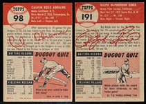 1953 Topps Bb- 2 Diff Pirates