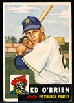 1953 Topps Bb- #249 Ed O’Brien, Pirates- Hi#