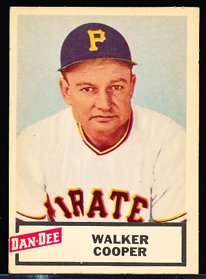1954 Dan-Dee Bb- Walker Cooper, Pirates- SP