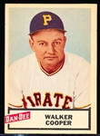 1954 Dan-Dee Bb- Walker Cooper, Pirates- SP