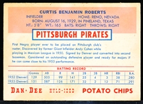 1954 Dan-Dee Bb- Curtis Roberts, Pirates
