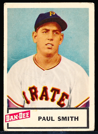 1954 Dan-Dee Bb- Paul Smith, Pirates- SP