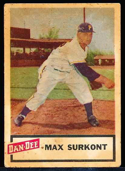 1954 Dan-Dee Bb- Max Surkont, Pirates