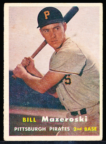 1957 Topps Bb- #24 Bill Mazeroski RC