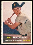 1957 Topps Bb- #24 Bill Mazeroski RC