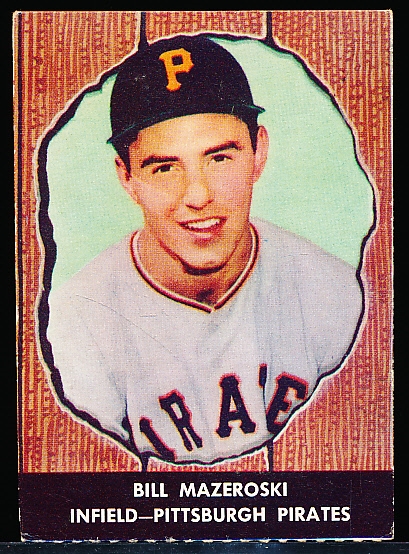 1958 Hires Baseball- No Tab- #36 Bill Mazeroski, Pirates