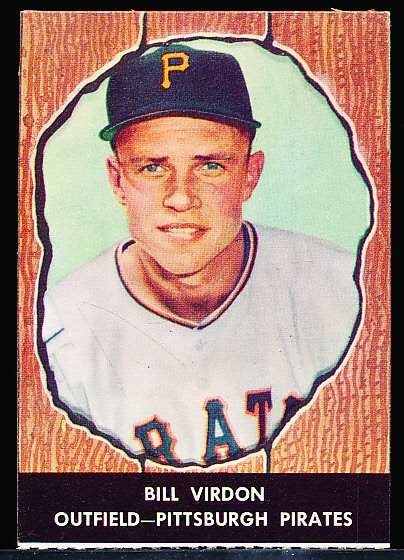 1958 Hires Baseball- No Tab- #45 Bill Virdon, Pirates