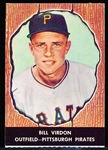 1958 Hires Baseball- No Tab- #45 Bill Virdon, Pirates
