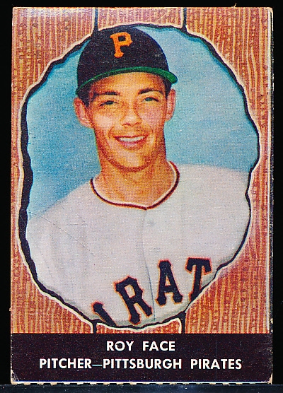 1958 Hires Baseball- No Tab- #59 Roy Face, Pirates