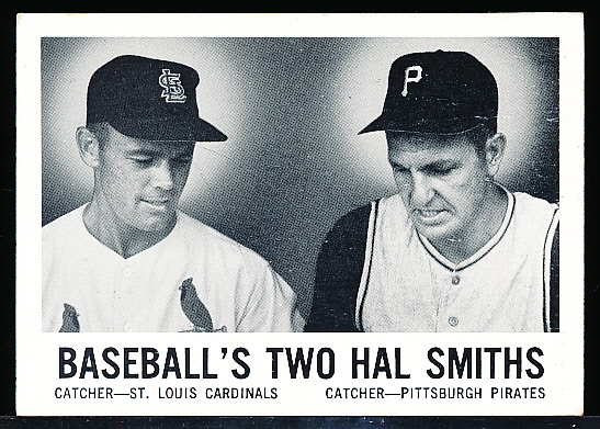 1960 Leaf Bb- #94 Baseball’s Two Hal Smiths