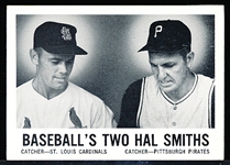 1960 Leaf Bb- #94 Baseball’s Two Hal Smiths