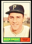1961 Topps Bb- #1 Dick Groat, Pirates
