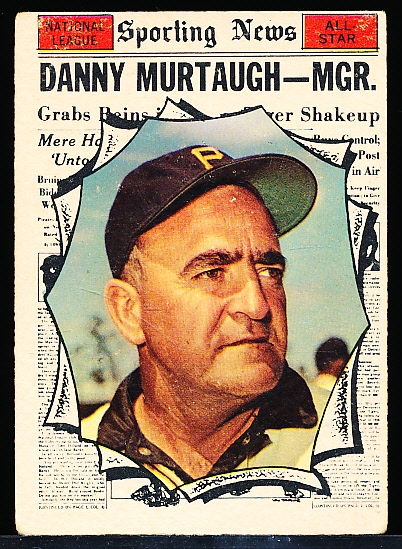1961 Topps Bb- #567 Danny Murtaugh AS