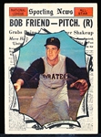 1961 Topps Bb- #585 Bob Friend AS- Hi#