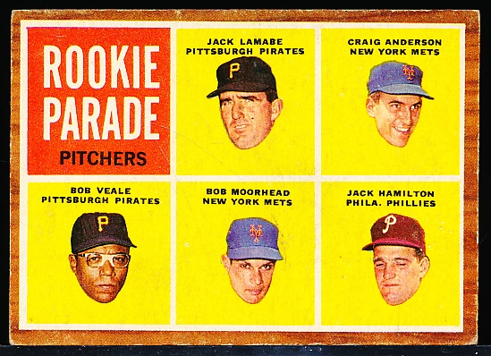 1962 Topps Bb- #593 Rookie Parade- Hi#