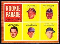 1962 Topps Bb- #598 Rookie Parade- Hi#