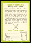 1963 Fleer Bb- #56 Roberto Clemente, Pirates