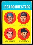 1963 Topps Bb- #553 Willie Stargell, Pirates- Hi#