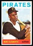 1964 Topps Bb- #440 Bob Clemente, Pirates- Hi#