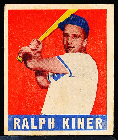 1948/49 Leaf Bb- #91 Ralph Kiner, Pirates