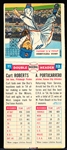 1955 Topps Baseball Doubleheaders- #11 Curt Roberts (Pirates)/ #12 Portocarrero (KC)- Not-perforated