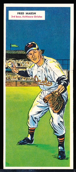 1955 Topps Bb Doubleheader- #39 Marsh (Balt)/ #40 Thies (Pirates)